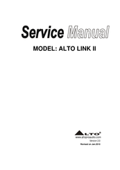 Alto LINK II Service Manual