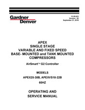 Gardner Denver APEXVS18-22B Operating And Service Manual