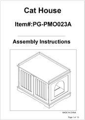 Jeroal PG-PMO023A Assembly Instructions Manual