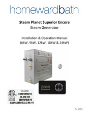 Homewardbath GS08-HW Installation & Operation Manual