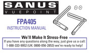 sanus accents FPA405 Instruction Manual