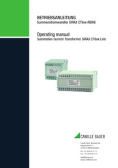 Camille Bauer SIRAX CT610 Operating Manual