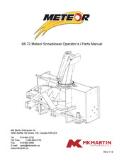 MK Martin Meteor 68 Operator's Manual