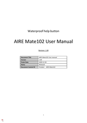 Aire Mate102 User Manual
