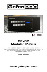 Gefen Pro GEF-MOD-32432-DPDVI User Manual