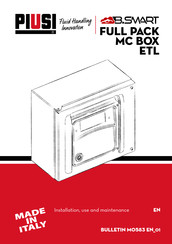 Piusi MC BOX B.SMART Installation - Use - Maintenance