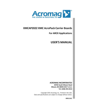 Acromag XMCAP2022 User Manual