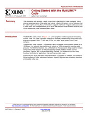 Xilinx MultiLINX Getting Started
