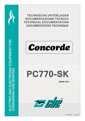 CBE Concorde PC770-SK Technical Documentation Manual