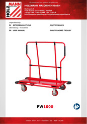 Holzmann PW1000 User Manual