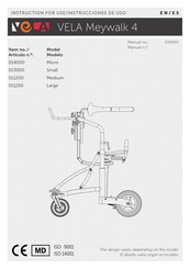 Vela 011250 Instructions For Use Manual