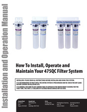 NOVO Aqua Flo 475QC How To Install, Operate And Maintain