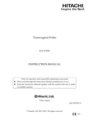 Hitachi EUP-V53W Instruction Manual