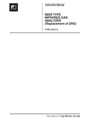 Fuji Electric ZKJ7-5 Instruction Manual