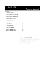 Alinco DJ-C4 Service Manual