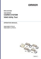 Omron V640-HAM11-ETN-V2 Operation Manual