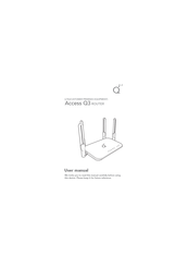 QUAMTUM CONNECTIVITY Access Q3 User Manual