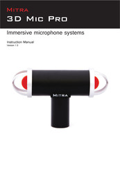 Mitra 3D Mic Pro Instruction Manual