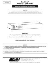 Eagle Group RedHots Operating Manual And Instructions