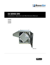 RenewAire CA4XRT Installation, Operation And Maintenance Manual