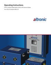 Altronic VariSpark CPU-XL Operating Instructions Manual