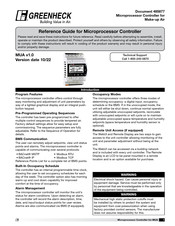 Greenheck PGD1000W00 Reference Manual