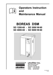 Ultrafilter BOREAS DSM SD 4000-60 Operator Instructions Manual
