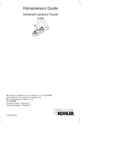 Kohler Centerset K-15885 Homeowner's Manual