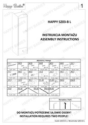 Happy Babies HAPPY SZ03-B L Assembly Instructions Manual