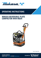 Mikasa 452746 Operating Instructions Manual