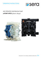 Sera airPUMP AP025 Operating Instructions Manual