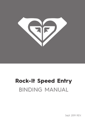 Mervin Rock-It Speed Entry Binding Manual