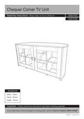 Argos Chequer Corner 609/2469 Assembly Instructions Manual