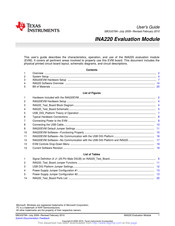 Texas Instruments INA220 User Manual