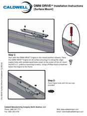 Caldwell OMNI DRIVE Installation Instructions Manual