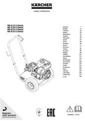 Kärcher HD 9/25 G Classic Manual