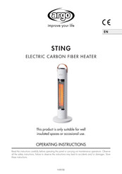 Argo STING Operating Instructions Manual