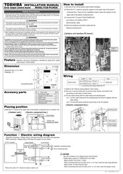 Toshiba TCB-PCIN2E Installation Manual