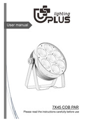 Uplus Lighting 7X45 COB PAR User Manual