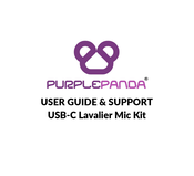 PURPLE PANDA USB-C Lavalier Mic Kit User Manual