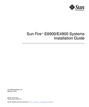 Sun Microsystems Sun Fire E6900 Installation Manual