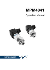 Microsensor MPM4841 Operation Manual