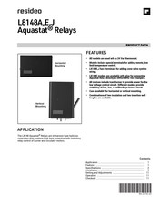 resideo Aquastat L8148E Manual