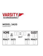 Varsity Scoreboards 3420 Installation Manual