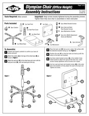 Alvin Olympian CH300-40 Assembly Instructions