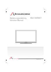 Schaub Lorenz 40LE-D6900CT Instruction Manual