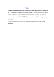 Hytera CHU-S1BA00 Owner's Manual