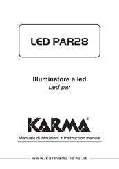 Karma LED PAR28 Instruction Manual