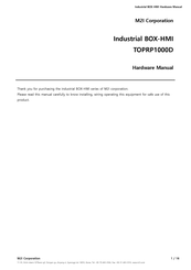 M2I BOX-HMI Series Hardware Manual