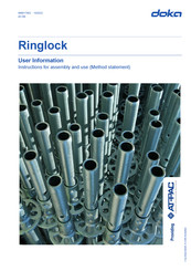 Doka Ringlock Instructions For Assembly And Use